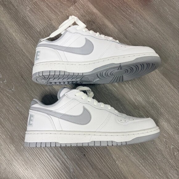 NWT Nike Big Low White / Wolf Grey Men's Shoes 6 Sz Women's 7.5 - Picture 7 of 15